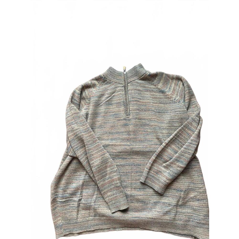 Peter Millar Men's 3X Sweater 100% Cashmere Half-Zip Pullover
